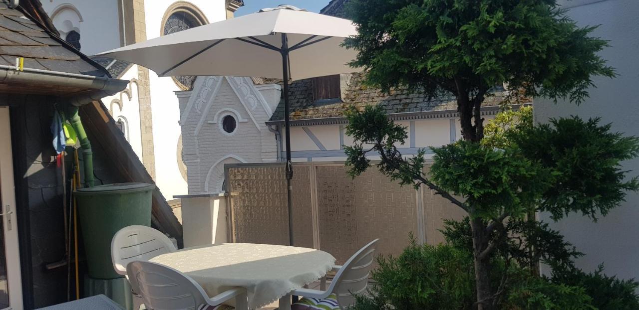 Penthouse Im Historischen Fachwerkhaus Mit Grosser Dachterrasse An Zentralster Lage 博帕德 外观 照片